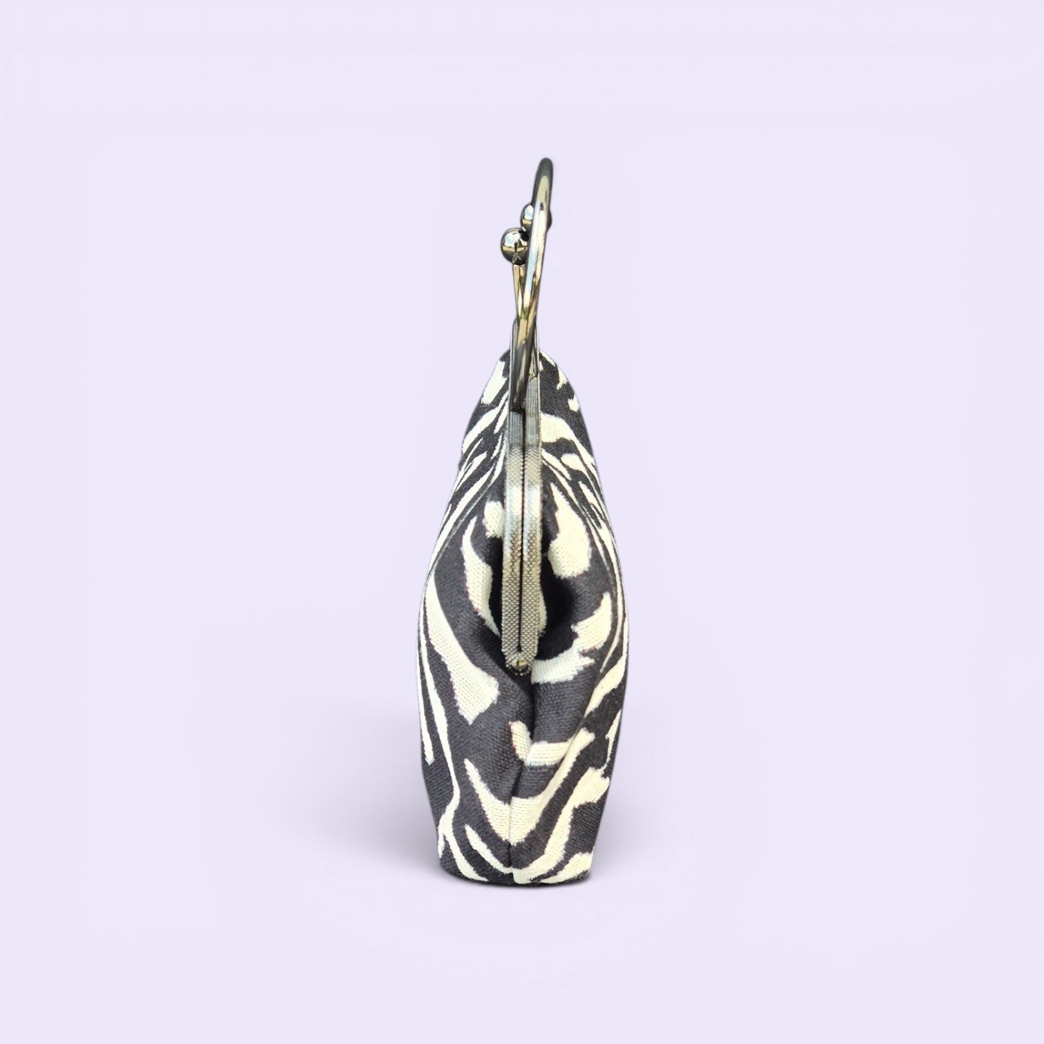 AMANDA torebka vintage - zebra black&white - obrazek 5