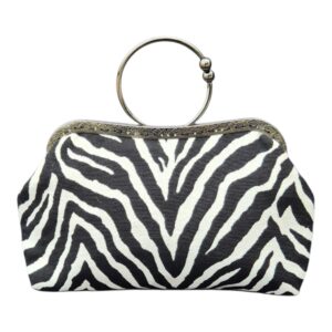 AMANDA torebka z biglem – zebra black&white
