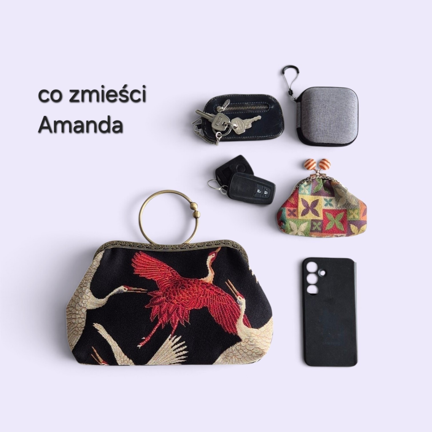 torebka z biglem co zmieści się w torebce