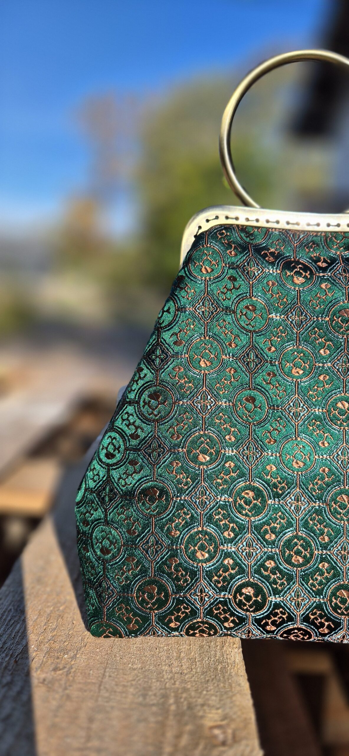 IZABELLA- torebka retro złote ornamenty - obrazek 2