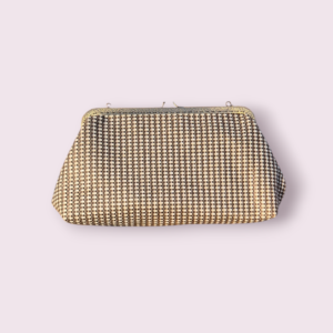 JAMNIK – torebka vintage beżowa kratka